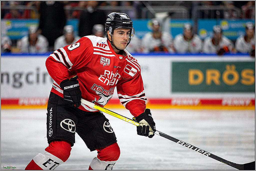 PENNY DEL; Koelner Haie- Loewen Frankfurt; Koeln, 01.12.2022